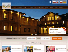 Tablet Screenshot of hotelrusalka.com.pl